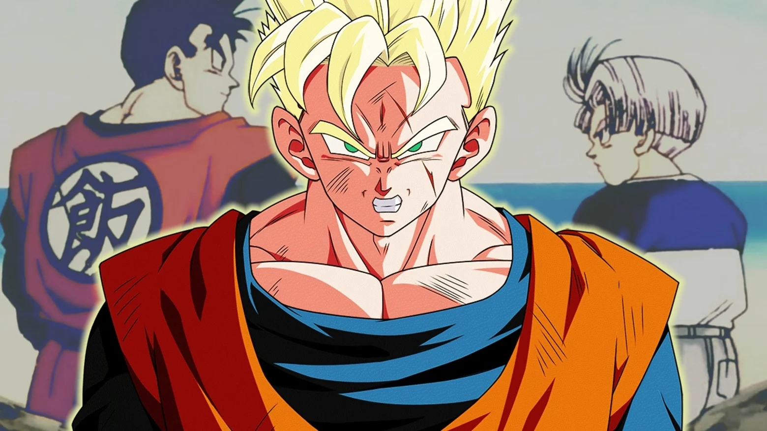 gohan del futuro y trunks arco