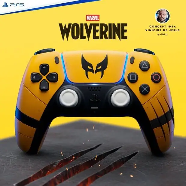 imagen 2026 02 26 120637516 Así sería la edición coleccionista de Marvel's Wolverine para PS5 con un mando DualSense temático y es increíble