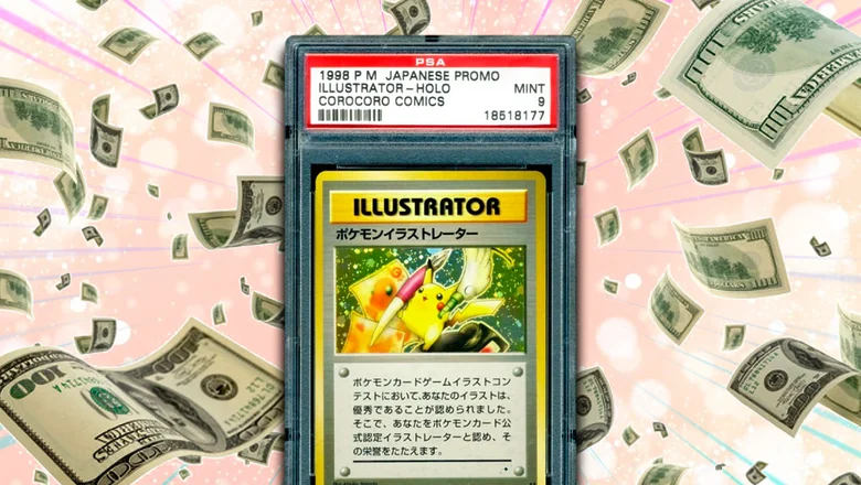 carta Pokémon Pikachu Illustrator
