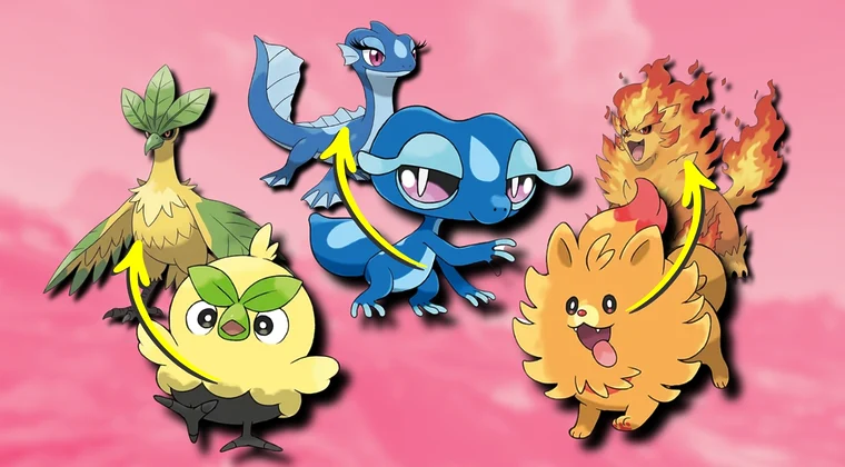 Imagen de Así serán las evoluciones de los Pokémon iniciales de Pokémon Viento y Pokémon Oleaje según la IA: ¿qué estilo prefieres?