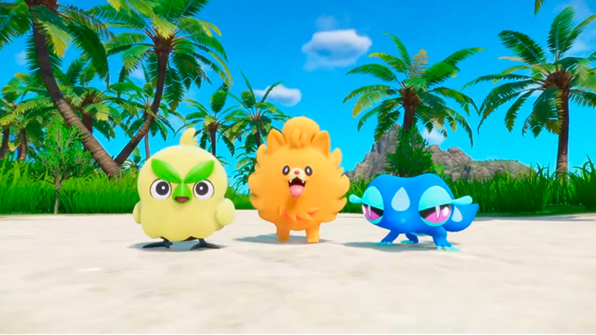 Pokémon Viento y Oleaje iniciales