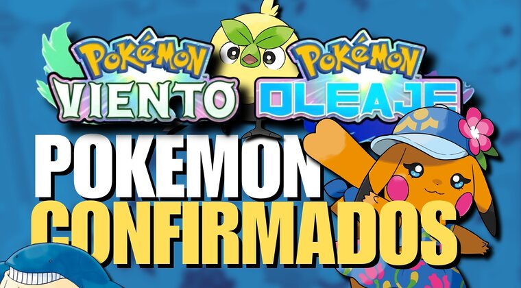 Imagen de Todos los Pokémon confirmados en Pokémon Viento y Pokémon Oleaje hasta el momento: el primer tráiler deja sorpresas