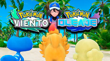 Imagen de Pokémon Viento y Oleaje presenta a Browt, Pombon y Gecqua, los nuevos iniciales que te robarán el corazón