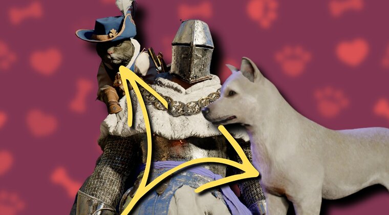 Imagen de Si te preguntas si puedes tener tu propio perro o gato en Crimson Desert, la respuesta es sí (además, son muy útiles)