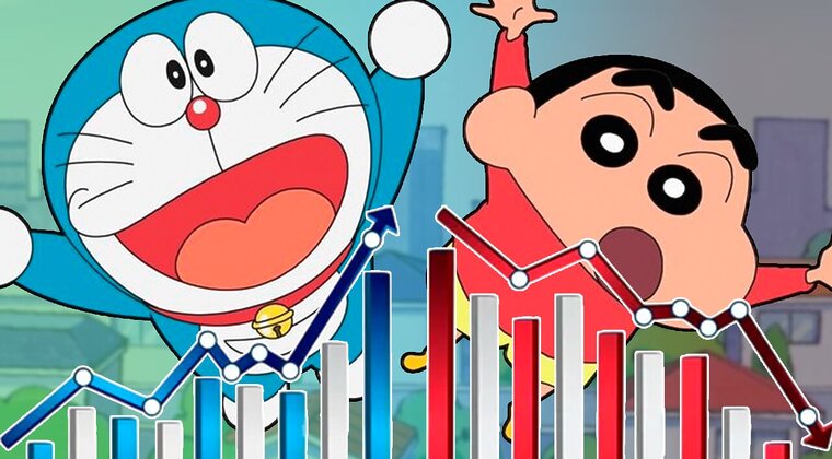 Imagen de Shin-Chan y Doraemon, dos animes clásicos míticos cuya situación actual en España es muy distinta