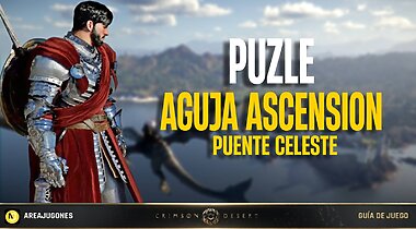 Imagen de Crimson Desert: Cómo completar los puzles de la Aguja de la Ascensión y el Puente Celeste Creciente