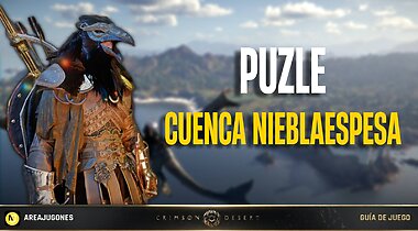 Imagen de Crimson Desert: Cómo resolver el puzle de la Cabeza de Dragón de la Cuenca Nieblaespesa