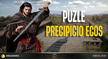 Imagen de Crimson Desert: Cómo resolver el puzle del Precipicio de los Ecos