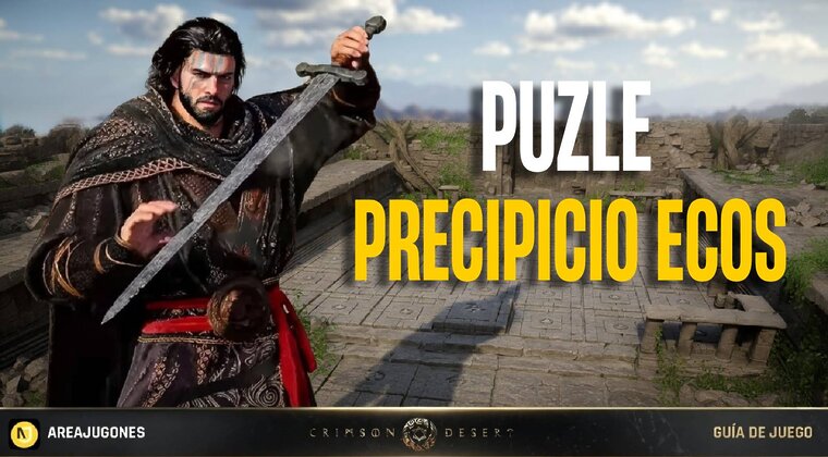 Imagen de Crimson Desert: Cómo resolver el puzle del Precipicio de los Ecos
