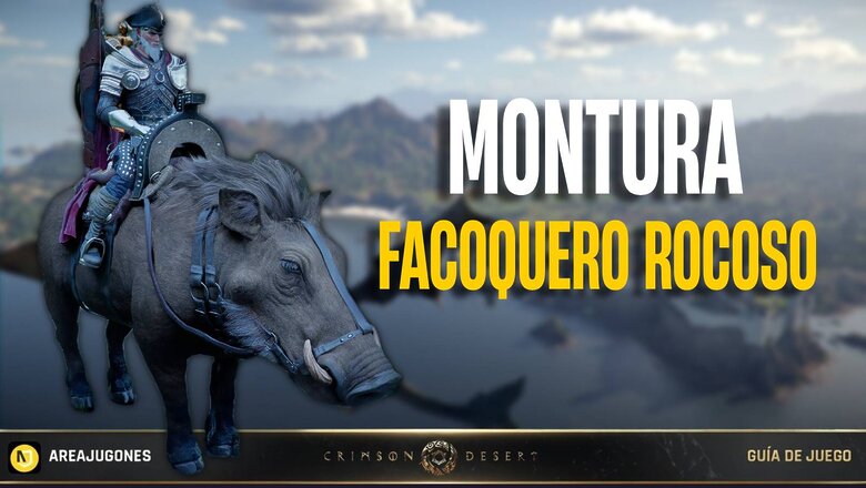 Imagen de Crimson Desert: Cómo conseguir la montura Facóquero Colmillo de Roca