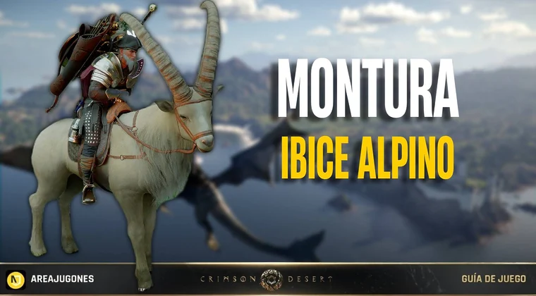 Imagen de Crimson Desert: Cómo conseguir la montura Íbice de Filo de Carámbano Alpino