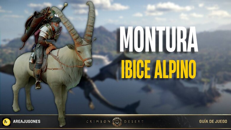 Imagen de Crimson Desert: Cómo conseguir la montura Íbice de Filo de Carámbano Alpino