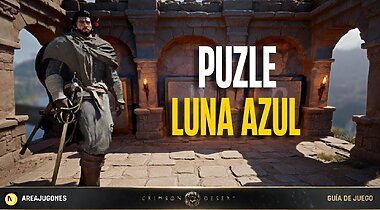 Imagen de Crimson Desert: Cómo resolver el puzle del Laberinto de la Luna Azul