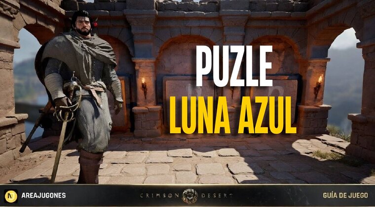 Imagen de Crimson Desert: Cómo resolver el puzle del Laberinto de la Luna Azul