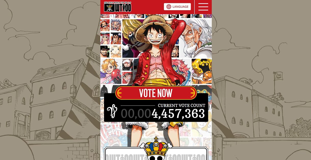 one piece votacion