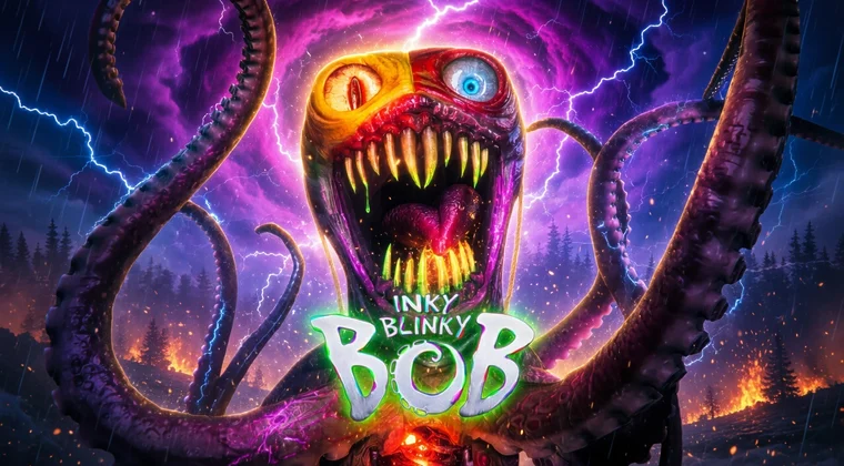 Imagen de Un globo aerostático con escopeta contra un pulpo gigante mutante: Así es Inky Blinky Bob