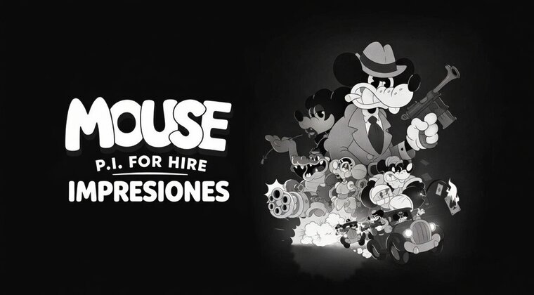 Imagen de He jugado a Mouse P.I. For Hire y es como si DOOM y los dibujos de los años 30 tuvieran un hijo