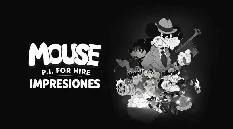 Imagen de He jugado a Mouse P.I. For Hire y es como si DOOM y los dibujos de los años 30 tuvieran un hijo