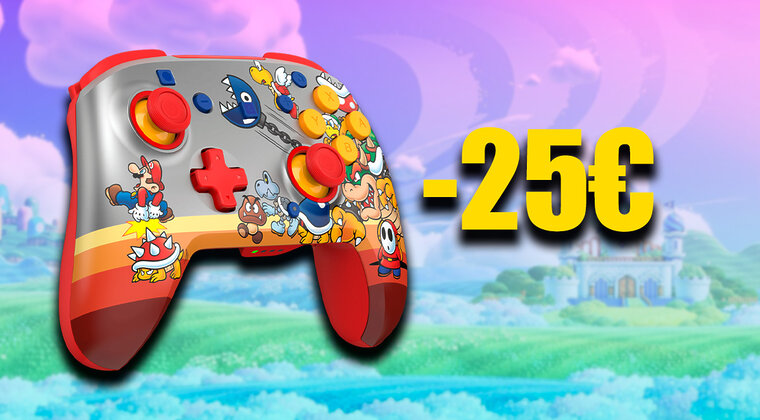 Imagen de Cuesta 25€ menos que el original y tiene un diseño alucinante: este mando pro de Nintendo Switch 2 te hará ahorrar dinero