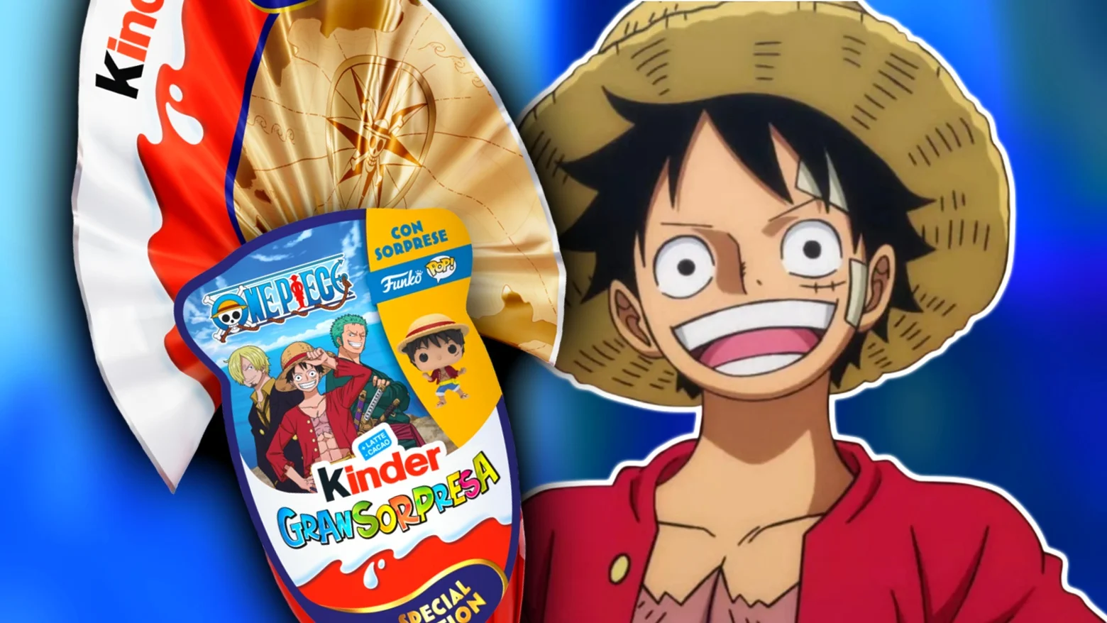 Huevo Kinder especial de One Piece