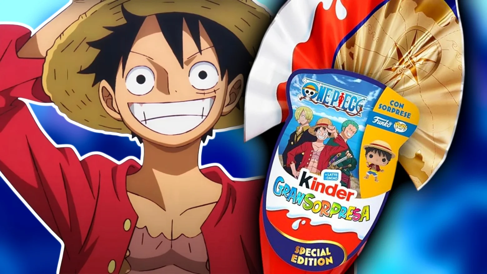 Huevo Kinder especial de One Piece