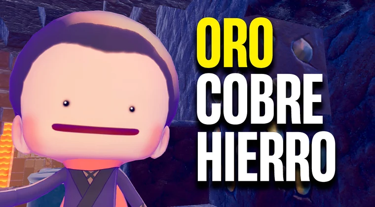 Imagen de Pokémon Pokopia: cómo conseguir oro, cobre y hierro para hacer lingotes