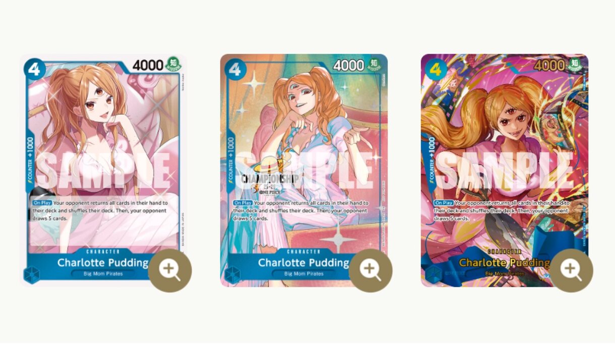 One Piece TCG - Cartas de Pudding