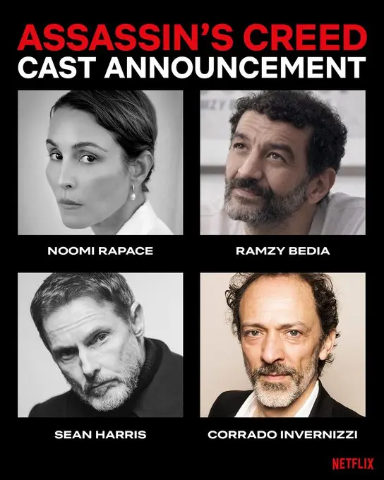 reparto assassins creed los cuatro actores confirmados en el reparto de Assassin's Creed