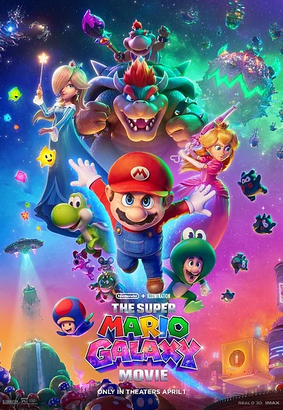 Portada de Super Mario Galaxy: La película