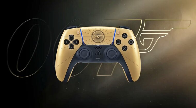 Imagen de Sony presenta un DualSense edición limitada de 007 First Light bañado en oro y ya tiene fecha de reserva