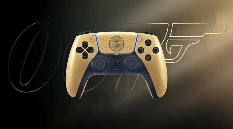 Imagen de Sony presenta un DualSense edición limitada de 007 First Light bañado en oro y ya tiene fecha de reserva
