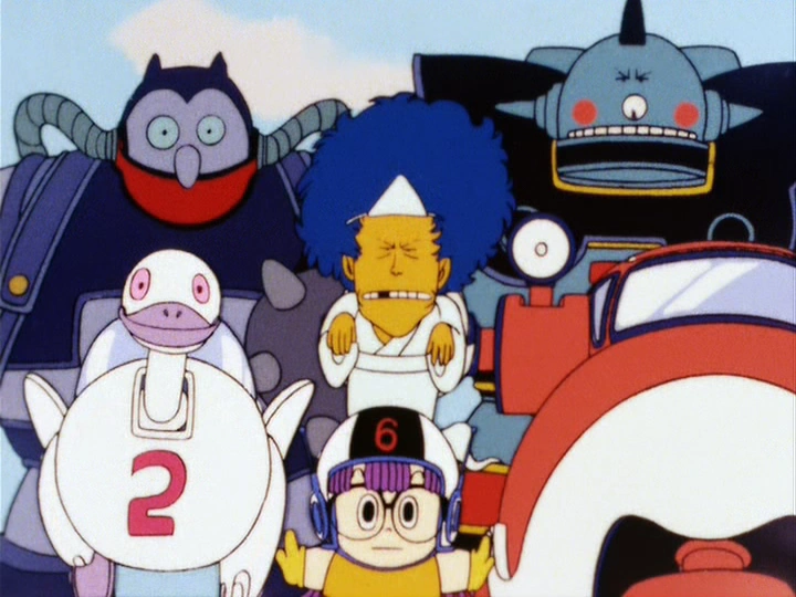 caramel man robots caramel man dr. slump
