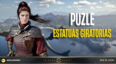 Imagen de Crimson Desert: Cómo resolver el puzle de las estatuas giratorias en las Llanuras del Amanecer