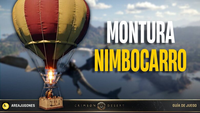 Imagen de Crimson Desert: Cómo conseguir y usar la montura NimboCarro (globo aerostático)
