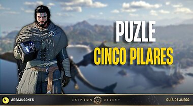 Imagen de Crimson Desert: Cómo resolver el puzle de los pilares en el Bosque Crepuscular