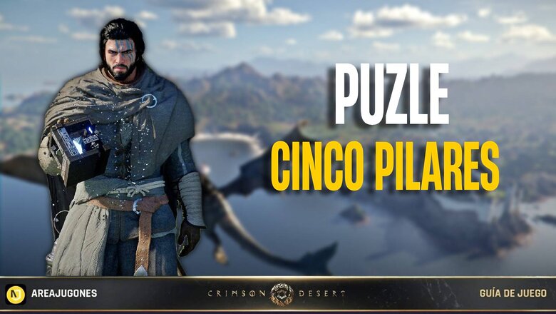 Imagen de Crimson Desert: Cómo resolver el puzle de los pilares en el Bosque Crepuscular
