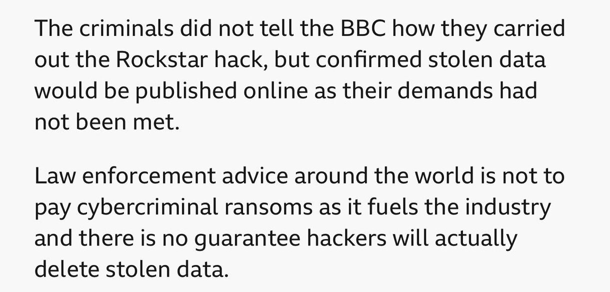GTA VI podría sufrir filtraciones: ShinyHunters planea soltar datos de Rockstar Games tras no recibir el pago solicitado