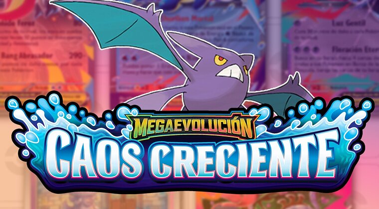 Imagen de JCC Pokémon Megaevolución-Caos Creciente: vistazo en exclusiva a Crobat full-art en la nueva expansión