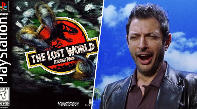 Imagen de El juego de Jurassic Park de PS1 escondía al mismo Jeff Goldblum, quien te decía que salieses a tocar césped