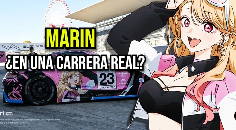 Imagen de Japón lo hace de nuevo: Marin de Sono Bisque Doll se cuela en una carrera profesional con un Mercedes real