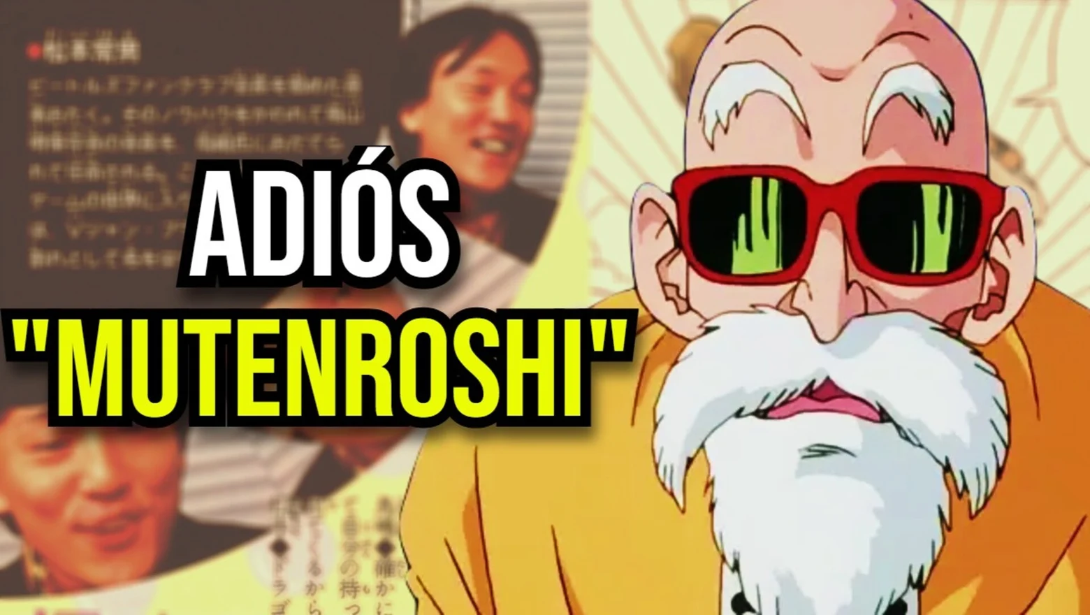 mutenroshi inspiracion muere