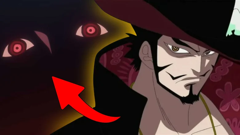 Imu y Mihawk en One Piece