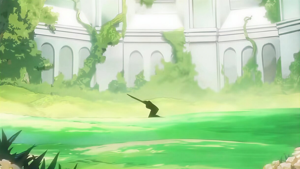 Imu de rodillas en One Piece