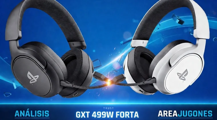 Imagen de Análisis Trust GXT 499W Forta: La libertad sin cables que tu PS5 necesita al mejor precio
