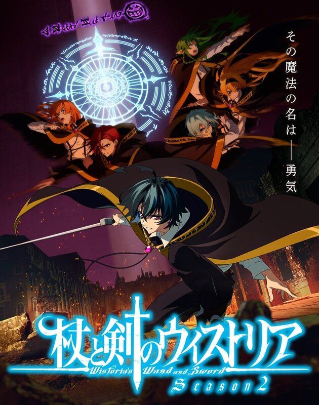 Wistoria Wand and Sword cartel temporada 2