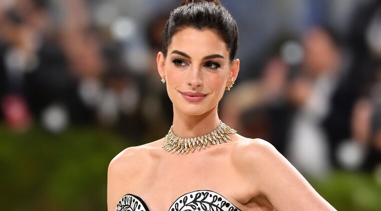 Imagen de Anne Hathaway revela el cruel comentario que recibió con 8 años: "No eres guapa"