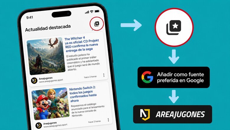 Imagen de Añade Areajugones como fuente preferida en Google y no te pierdas nuestras noticias