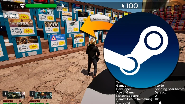 Tu biblioteca de Steam se vuelve contra ti: este título convierte tus juegos olvidados en enemigos