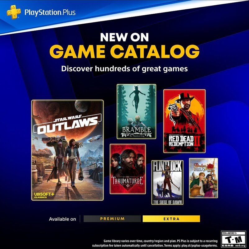 PS Plus Extra y Premium mayo 2026: revelados los nuevos juegos que llegan al servicio