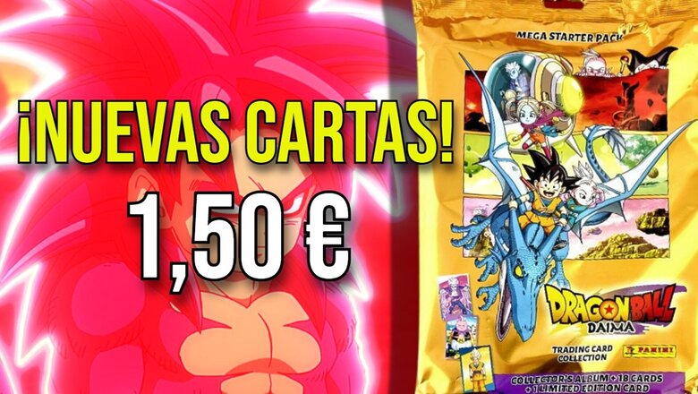 Imagen de Dragon Ball lanza en España una nueva colección de cartas por 1,50 euros el sobre y está volando